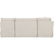 Fable Beige Slipcover Dining Banquette, L-Shape